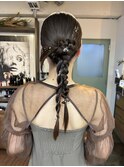 お呼ばれカチモリアレンジ