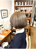 白髪ぼかしハイライト