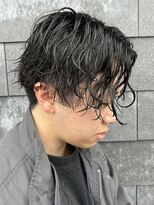 ヒュイル バイ ニアウ(Hwyl by Niau) メンズマッシュシャドウパーマスパイラルパーマニュアンスパーマ