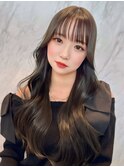 【kumu】韓国風レイヤー/小顔おくれ毛/ぱっつん前髪/栄/名古屋