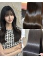 ロンドガーネット 池袋(Lond garnet) パキッとしない地毛風縮毛矯正のツヤでできるトレンド韓国ヘア