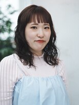 ニュイ(NUIT) くるっと無造作ミディアムニュアンスパーマ