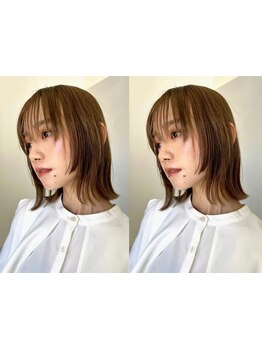 丁寧なカウンセリングで骨格や顔型を見極め小顔ヘアをプロデュース★1mm単位のカットで垢抜けヘアに◎