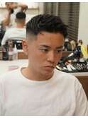 スパイキーショート/メンズカット/眉毛カット/原宿バーバー