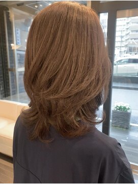 ヘアーアンドカラー ルジャルダン 葛西店(le jardin) ハンドブローでまとまるくびれレイヤー