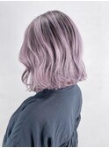 ミディアムくびれヘア韓国ヘア顔周りレイヤー美髪_ba552891