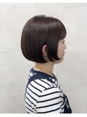 丸みミニボブ