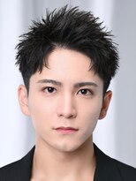 リップス 表参道店(LIPPS)&nbsp;ドライアップバングショート黒髪ツーブロック刈り上げ