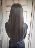 髪質改善ストレート/ナチュラルロング/艶髪ストレート