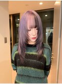 紫裾カラー