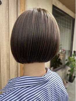 ショート、ボブお任せください♪細部までこだわったドライカットは、再現性の高さと持ちの良さに定評あり◎