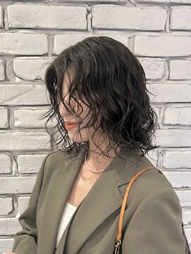 パトゥ 烏丸(patou) レディースパーマ デジタルパーマ ミディアム ボブ 10代20代