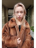 ネルケ 立川(nelke) レイヤーカット/韓国ヘア/顔まわりカット/透明感カラーベージュ