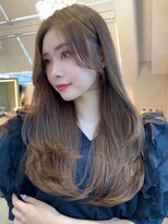 ロンド アンブル 四条烏丸(Lond ambre) オリーブベージュ/ダブルカラー/レイヤー/韓国