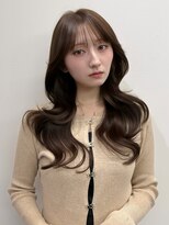 ハピネス 梅田茶屋町店(HAPPINESS)&nbsp;韓国風/レイヤーカット/顔周り/顔まわり/髪質改善/ベージュ