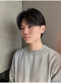 毛流れセンターパート秋冬トレンドヘア
