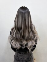 ルシア 京都四条河原町烏丸(LuciA)&nbsp;【レミー100%/54cm】シールエクステ×バレイヤージュ×カラー