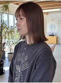 【115.切りっぱなし・外ハネミディ】レイヤー・レイヤーカット◎