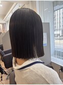 ヘイリーボブ　ストレート　縮毛矯正ボブ　髪質改善ストレート