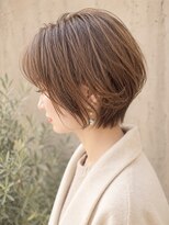 ギミック 自由が丘(gimmick)&nbsp;◆ナチュラルショートボブ【ミルクブラウン/ダークパープル】