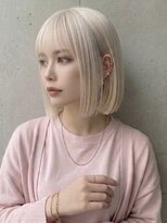 ロア 江坂(LOA) ブリーチカラー/大阪吹田江坂/ホワイトブロンド