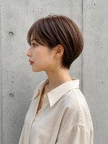 ゲイン(Gain)&nbsp;ショートカット×白髪ぼかし、ハイライト×縮毛矯正×髪質改善