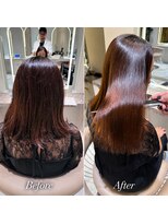 アース 渋谷店(HAIR&MAKE EARTH)&nbsp;渋谷髪質改善×美髪縮毛矯正ミディアム