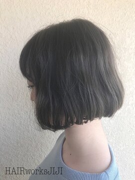 ヘアーワークス ジジ(HAIR works JIJI) アゴラインのゆるふわボブ
