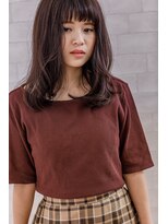 たさわ堂&nbsp;大人セミディ◆チョコレート◆ツヤベージュ◆ゆるふわ