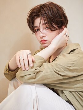 ヘアサロン ドットプラス 町田店(dot. plus) ハンサムショート×センターパート