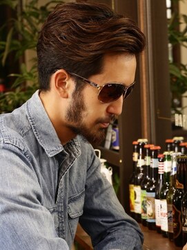 ティーラック(T:Luck) 男が上がるグレイカラー×ナチュラルパーマ[下北沢/髪質改善]