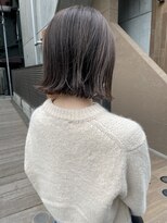 サク(Sac.)&nbsp;外ハネボブ×クリーミーベージュ　Sac.栃木優佑