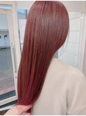 ロングレッドヘアー