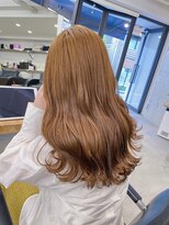 フラム 渋谷(flamme)&nbsp;ブリーチなしのOrange beige