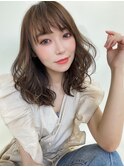 セミディ/デジタルパーマで大人上品スタイル