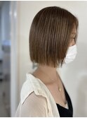 似合わせカット！切りっぱなしボブスタイル！