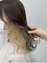 アライブ キチジョウジ(ALIVE Kichijoji)&nbsp;韓国風インナーカラー×イエローベージュ