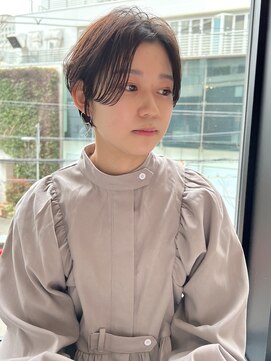 ジアン バイ ミルボン NU茶屋町+(GIEN by milbon) 透明感溢れる春のこだわりハンサムショート@田中俊成