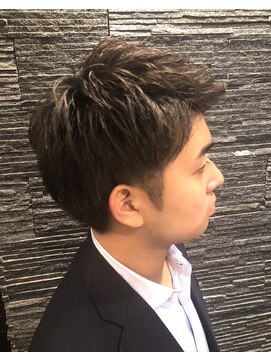 プレミアムバーバー 赤坂店(PREMIUM BARBER produce by HIRO GINZA) アップバング×ツーブロック×ショート
