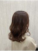 ほんのりピンクブラウン