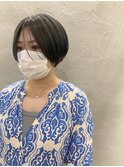 ショート/ショートボブ/ハイトーン/シルバー