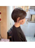 前髪あり大人ショートボブ20代30代40代　HACCH