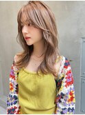 ACE横浜　柔らかベージュ×レイヤースタイル