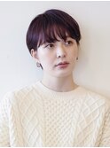 ショートカット/マッシュショート/耳かけ/くびれ/30代/40代/梅田