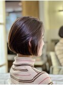 切りっぱなしボブ