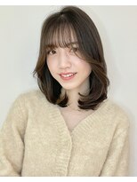 バイオレットジェム(Violet`jem)&nbsp;20代30代40代50代ミディアムヘア小顔くびれヘアココアブラウン