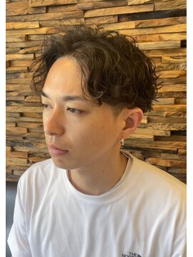 バリチョキ 五香店(BARI CHOKI) センターパートニュアンスパーマ