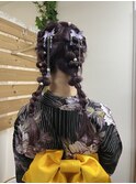 浴衣ツインアレンジ【ヘアセット /立川/国分寺/袴着付け/立川】