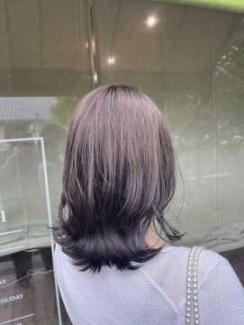 ラミール 学園店(lamiell) 髪質改善/レイヤーカット/グレージュカラー/オリーブグレージュ