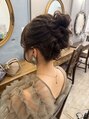ヘアメイクアンドセットサロン リッコ(Hair make&set salon Ricco)&nbsp;鎖骨ボブでも高めのお団子◎